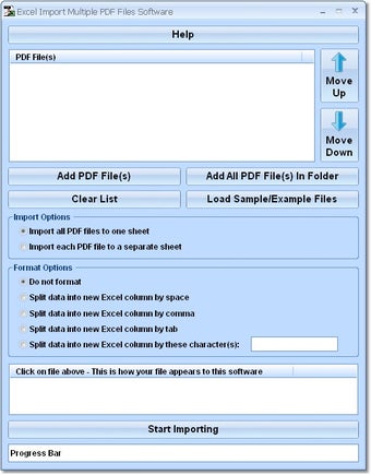 Imagen 0 para Excel Import Multiple PDF…