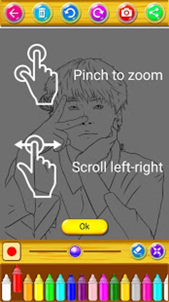 Image 3 for Coloring BTS K-POP Star
