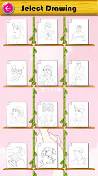 Image 2 for Coloring BTS K-POP Star