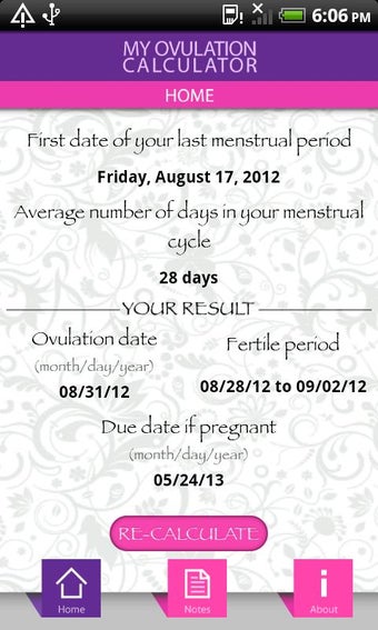 Imagen 1 para My Ovulation Calculator