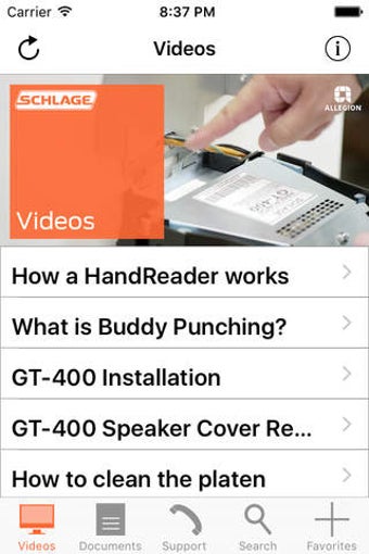Imagen 0 para Schlage HandPunch Info