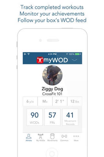 Imagen 0 para myWOD -- #1 WOD Log for X…