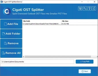 Image 0 for Cigati OST Splitter Tool