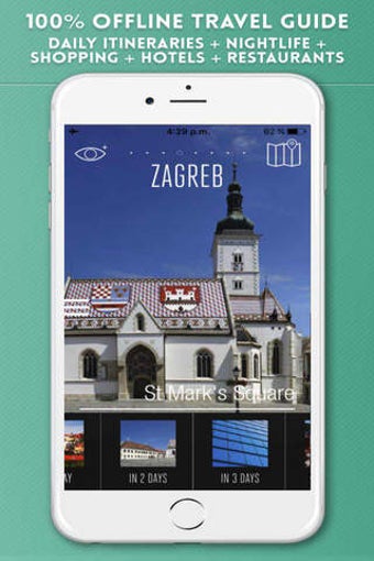 Imagen 0 para Zagreb Travel Guide with …