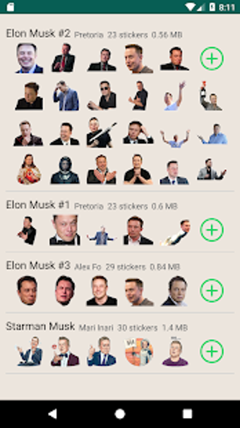 Image 1 for Elon Musk stickers for WA…