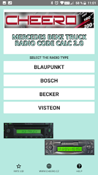 Imagen 2 para RADIO CODE CALC FOR MERCE…