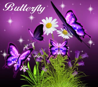 Imagen 2 para 3D Neon Butterfly Theme