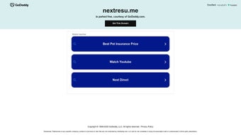 Image 0 for Nextresu.me
