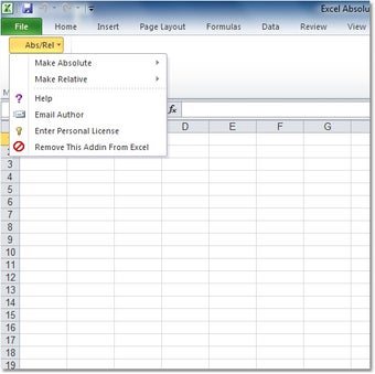 Image 0 for Excel Absolute Relative R…