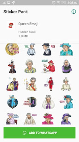 Imagen 1 para Queen Sticker for WhatsAp…