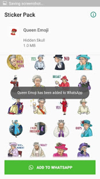 Imagen 1 para Queen Sticker for WhatsAp…