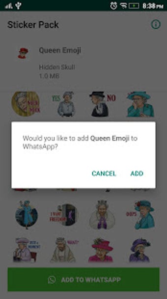 Imagen 0 para Queen Sticker for WhatsAp…