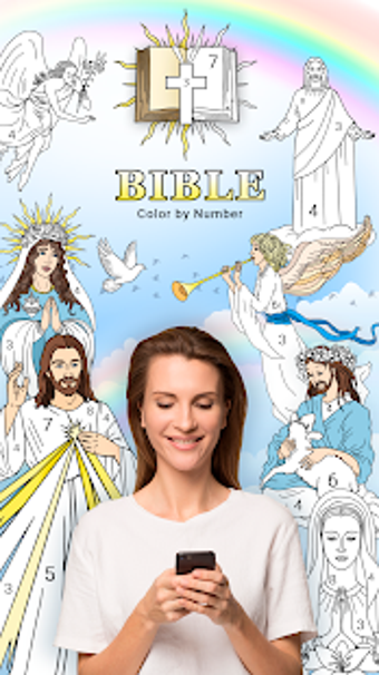 Imagen 3 para Bible Color by Number: Bi…