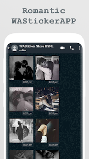 Image 1 for Romantic Stickers for Wha…
