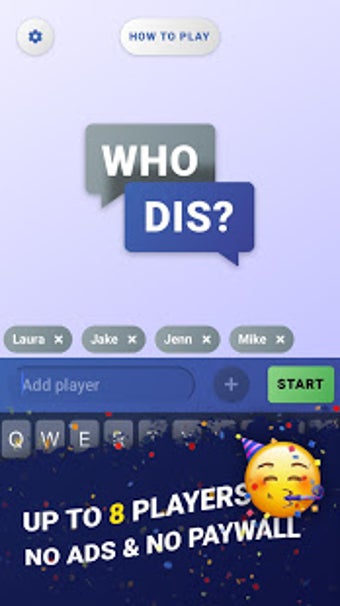 Image 0 for Who Dis? - Party Text Feu…