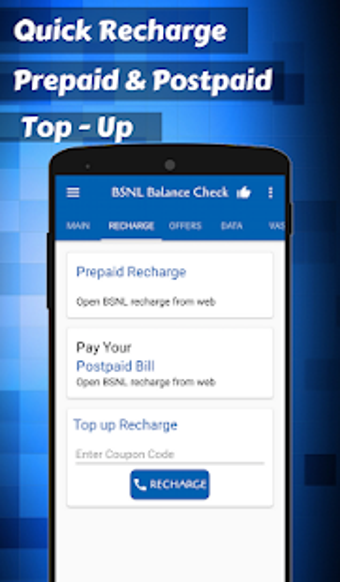 Imagen 2 para App for BSNL Recharge & B…