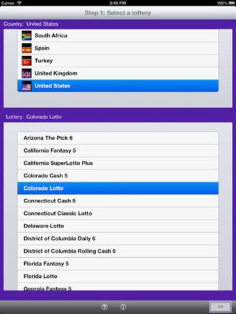 Image 0 for Lotto Wizard For iPad