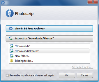 Image 1 for B1 Free Archiver