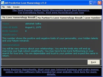 Imagen 0 para MB Predictive Love Numero…