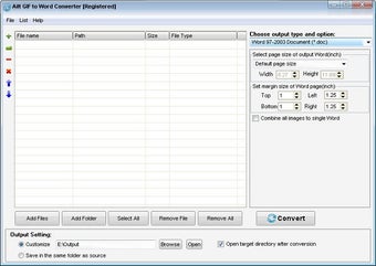 Image 0 for Ailt GIF to Word Converte…