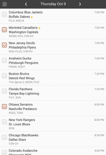Image 0 for Hockey Scores NHL Schedul…