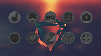 Imagen 0 para Matte Black Icon Pack