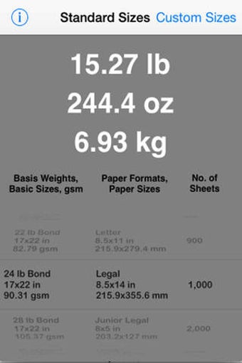 Imagen 0 para Paper Weight Calculator