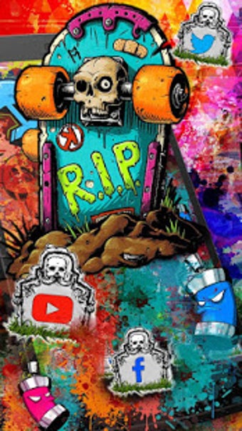 Image 2 for Graffiti Skate Themes HD …