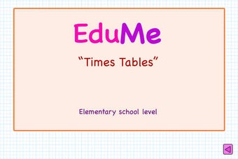 Image 0 for EduMe - Times Tables
