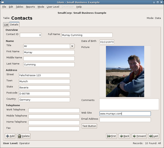 Image 3 for Glom for Linux
