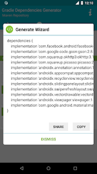 Image 1 for Gradle Dependencies Gener…