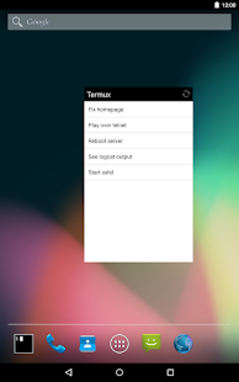 Image 0 for Termux:Widget