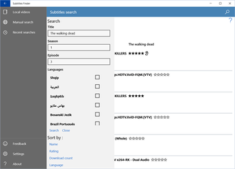 Imagen 2 para Subtitles Finder for Wind…