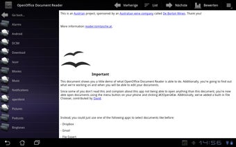 Image 2 for OpenDocument Reader