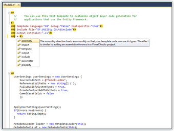 Image 0 for Devart T4 Editor for Visu…