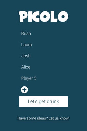 Image 0 for Picolo drinking game