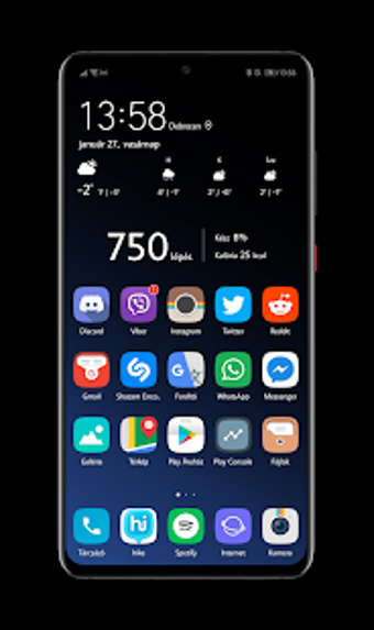 Imagen 0 para Royal Black EMUI 9.1 Them…