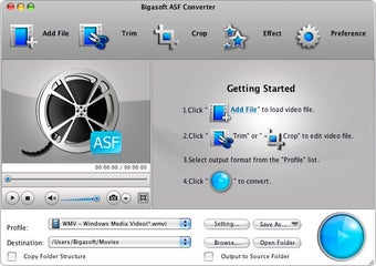 Image 0 for Bigasoft ASF Converter