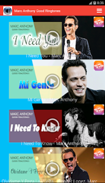 Imagen 2 para Marc Anthony Good Rington…