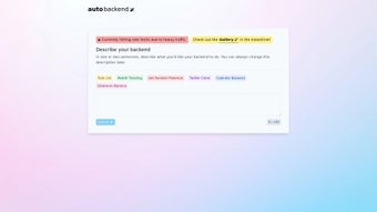 Imagen 0 para Auto Backend
