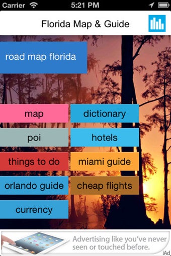 Imagen 0 para Florida offline map, guid…