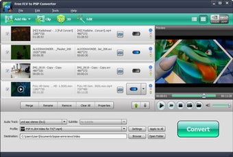 Image 0 for Free FLV to PSP Converter