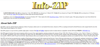 Image 0 for Info-ZIP
