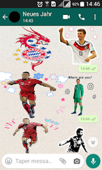 Imagen 1 para Bayern Munich Stickers fo…