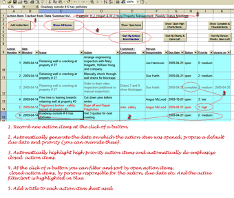 Image 0 for Action Item Tracker