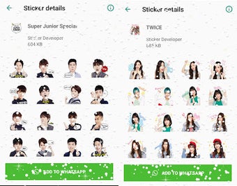 Image 1 for WAStickerApps Korean Idol…