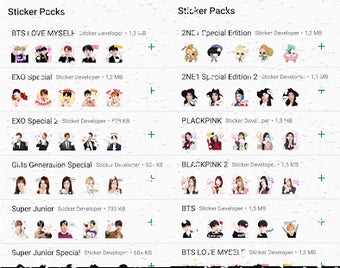 Image 2 for WAStickerApps Korean Idol…
