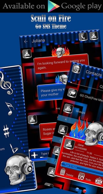 Image 3 for Scull on Fire EX Dialer t…