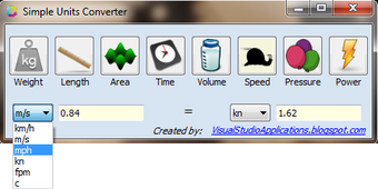 Image 0 for Simple Units Converter