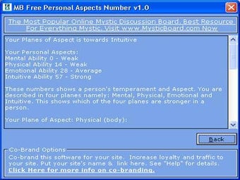 Image 0 for Personal Aspects Number